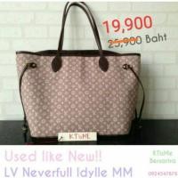 ราคา Used like very NEW!! Louis Vuitton Neverfull idylle MM in Sepia (1104394921)