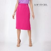 ราคา LOF-FI-CIEL กระโปรงทำงานทรงดินสอ สีชมพู FBT1PI (54354288995)