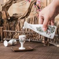 ราคา โซฟาครัวเรือนสองสองสองครึ่งตู้ไวน์คิดถึงแก้วไวน์ขนาดเล็กสมัยเก่าโบราณเหยือกไวน์เทเนอร์สีขาวสีเหลืองเหยือกสาเก ก oblet (49403253326)