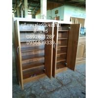 ราคา ตู้เก็บรองเท้าไม้สักแท้ๆขนาดยาว120×กว้าง32×สูง120ซ.ม (10486369253)