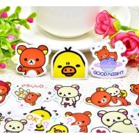 ราคา [Premium] สติ๊กเกอร์สมุดภาพ Rilakkuma & Friends / Planner 325 (27367007666)