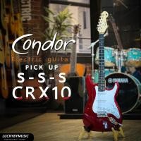 ราคา [โค้ดลด1000-] กีตาร์ไฟฟ้า Condor รุ่น CRX10 ปิ๊กอัพ SSS ทัชชิ่งจับง่าย แถมฟรี กระเป๋า ปิ๊ก4อัน คู่มือ ประแจ สายแจ็ค (10939278771)