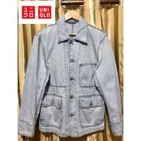 ราคา UNIQLO men jeans jacket size s เสื้อแจ็คเก็ต ยีนส์ แบรนด์ยูนิโคล่ สียีนส์ฟอก (23735972030)