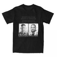 ราคา ชุดผู้ชาย เสื้อยืด unisex สำหรับผู้ชายและผู้หญิง เสื้อยืดที่ต้องการสำหรับ Prison Break เสื้อยืดฮาราจูกุ เสื้อยืดวินเทจ ผ (48155582356)