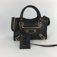 ราคา New Balenciaga Mini City Metallic Edge Black GHW y.2020 (9519300421)