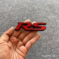 ราคา โลโก้ RS สีแดงขอบดำ ชิ้นงานโลหะ ขนาด 9.5x2.5cm (5877763262)