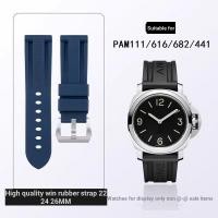 ราคา คุณภาพดีฟลูออรีนสายยางเหมาะสําหรับ Panerai Luminor 42 44 47 มม.เฉพาะ 22 24 26 มม. (56357238876)