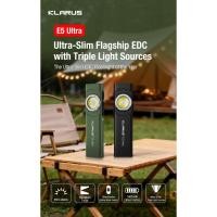 ราคา ใหม่!! Klarus E5 Ultra ไฟฉายหลอดคู่ EDC อเนกประสงค์ ขนาดเล็ก สว่างเกินตัว 850Lms แบตชาร์จในตัว 1400mAh (40927187539)