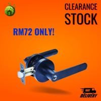 ราคา Hafele Tubular Lever Handle MTL8220 Matt Black Tubular Door Lock Lever Handle (22461486659)