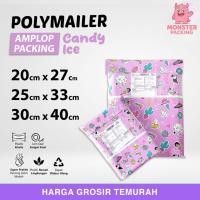 ราคา ซองพลาสติกบรรจุ Polymailer Candy Ice Motif Polymailer Unit (53952933467)