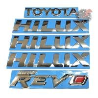 ราคา ชุด ป้ายโลโก้ แต่งรอบคัน สติ๊กเกอร์ 3D โตโยต้า ไฮลักซ์ รีโว่ Logo Sticker Set Toyota Hilux REVO สีโครเมี่ยม (10133798217)
