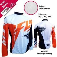 ราคา เสื้อเจอร์ซีย์นักปั่น MTB สีเขียวสีส้ม - แขนยาว (8915680502)