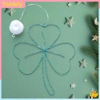 ราคา [Yoblely.th] 13.4 ใน Shamrock ไฟ LED หน้าต่าง St Patricks Day Lights สําหรับผนังในร่ม (51407044411)