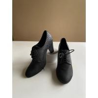 ราคา ECCO Classic Boots Leather Heels สีดํา Size 38 (44002670001)