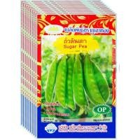 ราคา เมล็ดถั่วลันเตา ภูเขาทอง ขายส่ง ยกห่อ (1 ห่อ บรรจุ 10 ซอง) (41108976423)