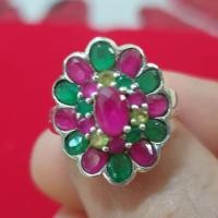 ราคา แหวนเงินแท้สุโขทัยอัญมณีแท้มือสองสภาพดีเหมือนใหม่ (6899013201)