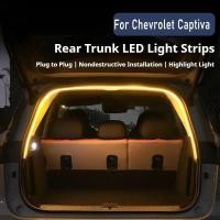 ราคา Fit สําหรับ Chevrolet Captiva อุปกรณ์เสริมภายในบรรยากาศด้านหลัง LED Light Bar แถบ Trunk ภายในโคมไฟตกแต่ง Strip (55207581188)