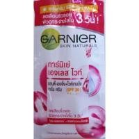 ราคา ครีมการ์นิเย่ เอจเลส ไวท์ แอนตี้-เอจจิ้ง+ไวท์เทนนิ่ง เซรั่ม ครีม Garnier skin naturals SPF 30 PA+++ (10466540519)