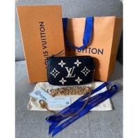 ราคา กระเป๋า Louis Vuitton รุ่น Mini Pochette Empreinte Accessoires 2023 ฝังชิพ ของแท้ มือสอง สภาพ 95% (ของแม่ค้าใช้เองค่ะ) (40726873254)