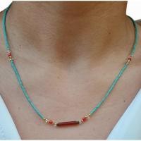 ราคา สร้อยคอ หินฮาวไลท์สีฟ้า ประดับด้วยคริสตัล ขนาด 18.25 นิ้ว Blue Howlite Beads Necklace with Crystal Handmade Jewelry (49506744910)