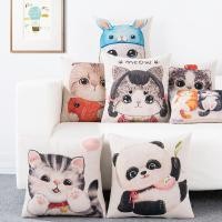 ราคา หมอนอิงผ้าฝ้ายรูปการ์ตูน น่ารักๆ (1970886942)