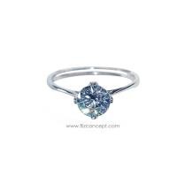 ราคา Fliz - SOLANGE RING - คลาสสิก 925 S925 Silver925 Solitaire RING CS20381 (49608063526)
