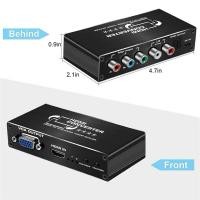 ราคา กล่องแปลง HDMI to VGA Scaler & Ypbpr / Component Video Converter ESTONE HDMI Input to Component Video + R/L Audio + VGA (28420327277)