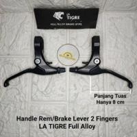 ราคา คันเบรคมือจับ 2 นิ้ว LA TIGRE Full Alloy สีดํา MTB BMX Road Bike (27931988656)