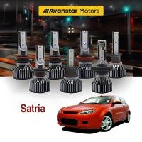 ราคา [PROTON] Satria/Ertiga/Exora/Gen2 2PCS Mini Type Car LED ไฟหน้าหลอดไฟ H1 H3 H4 HB4 9006 Hi/Lo Beam ไฟหน้า Lampu (40658096281)