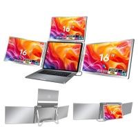 ราคา 16 "หน้าจอแล็ปท็อป Extender 1200P FHD 16:10 แบบพกพา Quad Monitor 1 สําหรับ 3 หน้าจอพับ Extender สําหรับ 12-18.5 "แล็ปท็อป (43015405954)