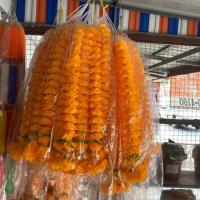 ราคา พวงมาลัยดาวเรืองแห้ง มาลัยดาวเรือง ดอกเล็ก มาลัยดาวเรือง (7633308106)