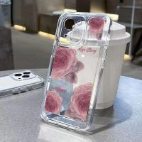 ราคา เคสโทรศัพท์ Pink Smudge Rose เหมาะสําหรับ iPhone 15promax 16promax 15 16 17 pro max 12promax 11 12 13 14 pro max 14plus 15plus เคสซิลิโคนกันกระแทก (50357030418)