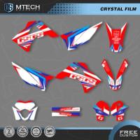 ราคา DSMTECH Custom Team Graphics Backgrounds Decals For 3M Stickers Kit For GASGAS 2010 2011 EC MC 200 (55506546724)