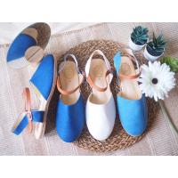ราคา (พร้อมส่ง) Sz.36-45 รองเท้าผ้าแคนวาสส้นแบน แต่งสายรัดข้อเท้าหน้ง แบบน่ารัก เก๋ ดูดี ใส่สบาย สวยมากก..นัมเบอร์วันค่ะ (9947832291)