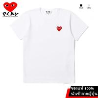 ราคา ♞,♘PLAY，Rei Kawakubo，CDG，COMME des GARCONS，100% ของแท้นำเข้าจากญี่ปุ่น，โพแดง， เสื้อยืดคอกลมแขนสั้น (28737651687)