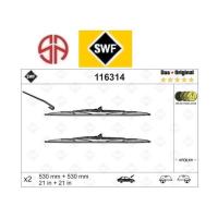 ราคา SWF สปอยเลอร์ใบปัดน้ําฝน 21/21 สมาร์ท Fortwo Mitsubishi 3000GT GTO Nissan 300ZX Z32 VW Beetle Passat 530 + 530 116314 (44903652811)