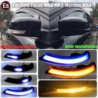 ราคา For Ford Focus 2 MK2 Focus 3 MK3 3.5 For Mondeo MK4 LED Dynamic Turn Signal Light Side Mirror Indic (52105655129)