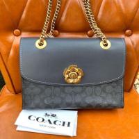ราคา พร้อมส่ง #COACH PARKER IN COLORBLOCK SIGNATURE CANVAS (#Coach30585) (5913910691)