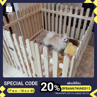 ราคา คอกน้องหมา แบบไม้ ขนาด100x150ซม สูง70ซม มีประตู 1บาน (6063028068)