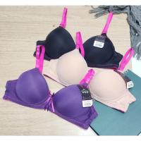 ราคา ผู้หญิง Underwire Bra ลายสายรุ้งโฟมบาง 2 ตะขอขนาด 34-38 Cup B (56806184069)