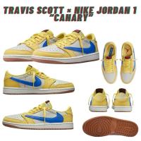 ราคา ✅พร้อมส่ง (แท้ ) Travis Scott × Nike WMNS Air Jordan 1 Retro Low OG “Canary” (27754707448)