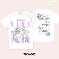 ราคา Power 7 Shop เสื้อยืดการ์ตูน The Little Mermaid ลิขสิทธ์แท้ DISNEY (TMX-002) (20580527200)