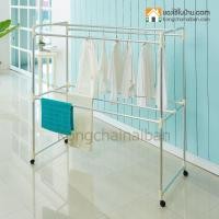 ราคา KANTAREEYA ราวตากผ้าอลูมิเนียม 6 เส้น กระบองราวยาว 1.5m 60x150x150cm รุ่น KT-ALL6150 ราวสนาม (173102475)