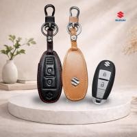 ราคา ซองหนังแท้ ใส่กุญแจรีโมทรถยนต์ รุ่นโลโก้เหล็ก All New Suzuki Swift,Ciaz (16775412296)