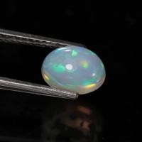 ราคา 0.90 ct พลอยแท้ พลอยดิบ โอปอล (Opal) ทรงไข่หลังเบี้ย สีเขียว สีเหลือง สีแดง และ หลายสี เอธิโอเปีย (54553830076)