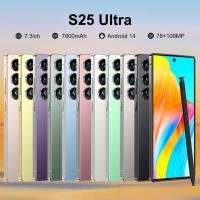 ราคา S16-6 S25 Ultra ปากกาในตัว 4G/5G สมาร์ทโฟน 6.7 นิ้วหน่วยความจําหน้าจอ 8GB + 256GB กล้อง 78 + 10 ล้านแบตเตอรี่ 8000mAh (50907148712)
