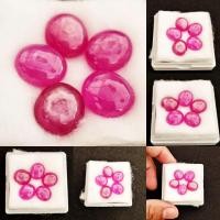 ราคา (G332) พลอย ทับทิมแท้ 5 เม็ด 28.65 ct. Ruby เผาใหม่ บ่อกินี สีแดงชมพู กินบ่เซี่ยง มีบั้ง พลอยแท้ 100% (21135397895)