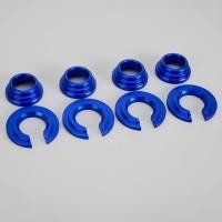 ราคา 100715-RD รถด้านหลัง Sub กรอบ Bushing Collars ชุด Fit สําหรับ Nissan 240SX 180SX Silvia 300ZX Maxima Blue T6061 อลูมิเนียม (55957858198)