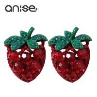 ราคา ต่างหูสตอเบอรี่สีแดงน่ารักสดใสมากๆจ้า (9201034561)