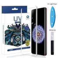 ราคา กระจกนิรภัย 3D UV Glue Note 8 S9 Plus S9+ Whitestone Dome Glass (42355761336)